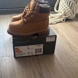 Timberland Kids Brown Lace-Up Boots